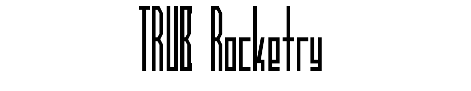 TRUCK Rocketry Schrift Herunterladen Kostenlos